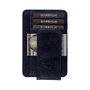 Zoozie Bags Cartera para Hombre Piel Auténtica Azul Oscuro Pisa